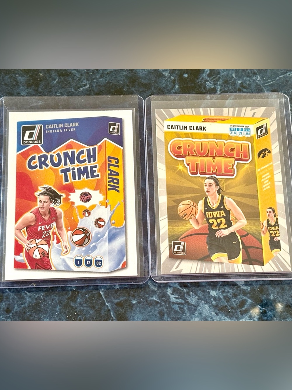 Caitlin Clark Basketball Cards Crunch Time